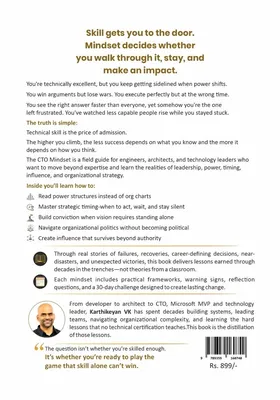 CTO Mindset back cover